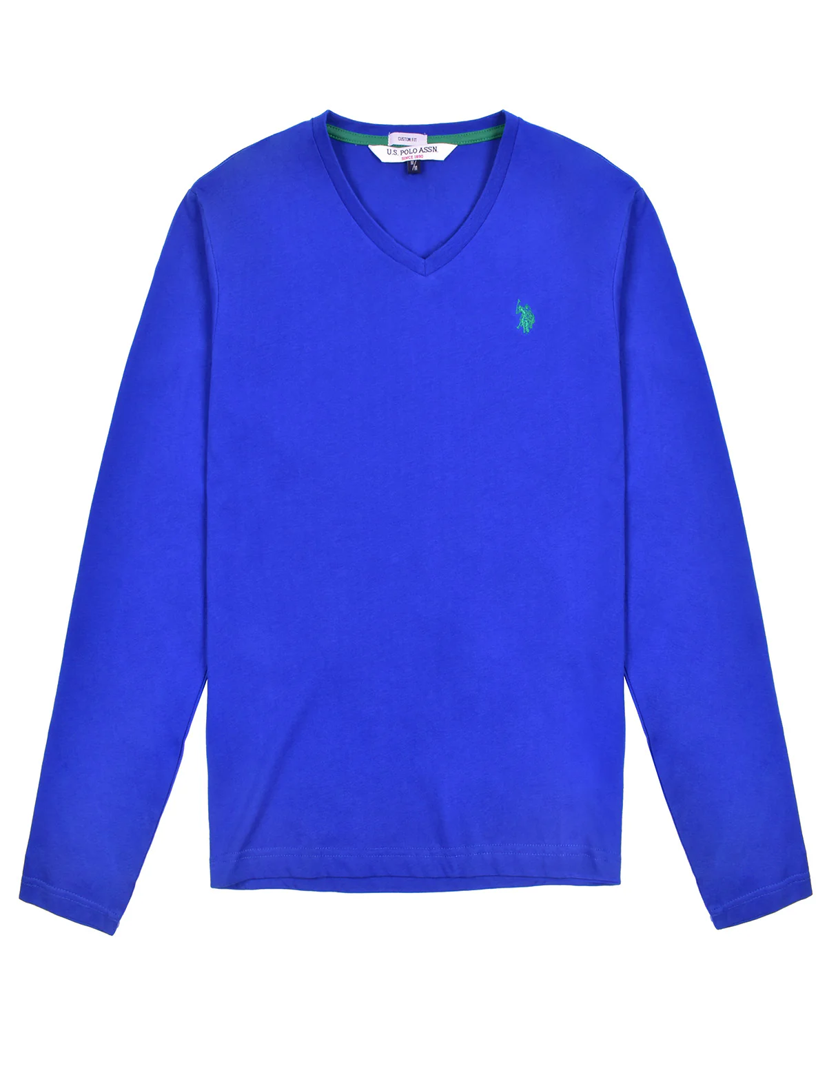 Playera manga larga  para Caballero Color Azul Rey USLTM-47-5792